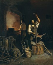 The Forge, 1845. Artist: Plakhov, Lavr Kuzmich (1810-1881)