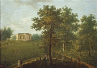 Temple of Truth. View in the Park of Kurakin Estate Nadezhdino, End 1790s. Artist: Prichetnikov, Vasily Petrovich (1767-1809)