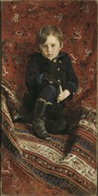 Portrait of Yury Repin, the Artist's Son, 1882. Artist: Repin, Ilya Yefimovich (1844-1930)