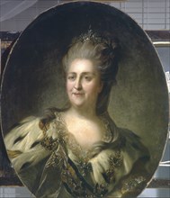 Portrait of Empress Catherine II (1729-1796), 1779. Artist: Rokotov, Fyodor Stepanovich (1735-1808)
