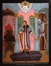 Mortal man (Parable), Early 18th cen.. Artist: Russian icon