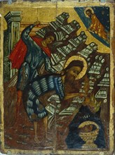 The Beheading of Saint John the Baptist, Second half of the16th cen.. Artist: Russian icon