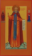 Saint Michael Maleinos, 19th century. Artist: Russian icon