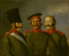 Tsar's Nicholas I Life Guards, Second quarter of the 19th cen. Artist: Sauerweid, Alexander Ivanovich (1783-1844)