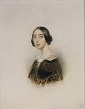 Portrait of the singer and composer Michelle Pauline Viardot-García (1821-1910), 1843-1845. Artist: Sokolov, Pyotr Fyodorovich (1791-1848)