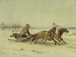 General Toptygin, 1875. Artist: Sokolov, Pyotr Petrovich (1821-1899)