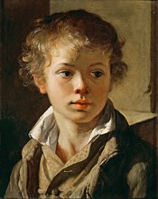 Portrait of the Artist's Son, ca 1818. Artist: Tropinin, Vasili Andreyevich (1776-1857)