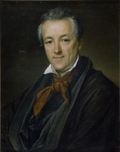 Portrait of the painter Pyotr Fyodorovich Sokolov (1791-1848), 1833. Artist: Tropinin, Vasili Andreyevich (1776-1857)