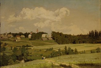 The Akhtyrka estate, 1880. Artist: Vasnetsov, Appolinari Mikhaylovich (1856-1933)