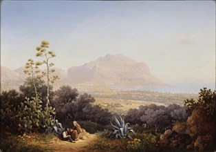 View of Palermo, 1845. Artist: Vorobyev, Sokrat Maximovich (1817-1888)