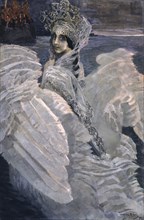 Princess Swan, 1900. Artist: Vrubel, Mikhail Alexandrovich (1856-1910)