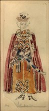 Costume design for the opera Mazepa by P.I. Tschaikovski. Artist: Vrubel, Mikhail Alexandrovich (1856-1910)