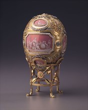 Catherine the Great Easter Egg, 1914. Artist: Wigström, Henrik Immanuel, (Fabergé manufacture) (active Early 20th cen.)