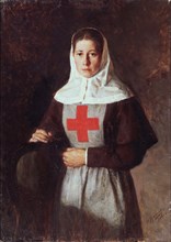 A nurse, 1886. Artist: Yaroshenko, Nikolai Alexandrovich (1846-1898)