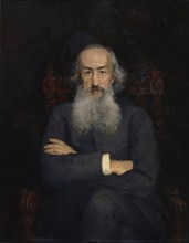 Portrait of the historian Konstantin Nikolayevich Bestuzhev-Ryumin (1829-1897), 1889. Artist: Zarudnaya-Kavos, Ekaterina Sergeevna (1862-1918)