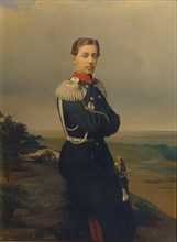 Portrait of Tsarevich Nicholas Alexandrovich of Russia (1843?1865). Artist: Zaryanko, Sergei Konstantinovich (1818-1870)