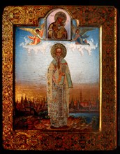 Saint Porphyrius of Gaza, End of 19th cen.. Artist: Chirikov, Osip Semionovich (?-1903)