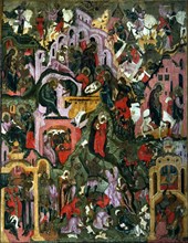 The Nativity of Christ (The Holy Night), Second Half of the 17th cen.. Artist: Russian icon