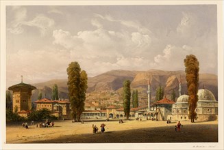 The Bakhchisaray Khan's Palace, 1856. Artist: Bossoli, Carlo (1815-1884)