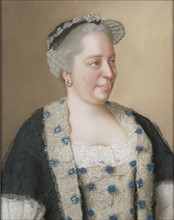 Portrait of Empress Maria Theresia of Austria (1717-1780), 1762. Artist: Liotard, Jean-Étienne (1702-1789)