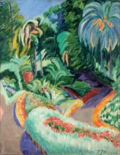 Garden, ca 1913-1919. Artist: Iturrino, Francisco (1864-1924)