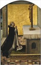 Saint Peter Martyr at Prayer, 1493-1499. Artist: Berruguete, Pedro (1450-1503)