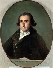Portrait of Martín Zapater, 1797. Artist: Goya, Francisco, de (1746-1828)