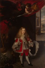 Portrait of Charles II of Spain as a Child, 1667-1670. Artist: Herrera Barnuevo, Sebastian de (1619-1671)