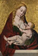 Tthe Virgin suckling the Child, c. 1490. Artist: Maestro Bartolomé (active late 15th-century)