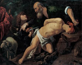 The Sacrifice of Isaac, c. 1615. Artist: Orrente, Pedro (1588-1645)