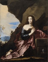 Mary Magdalene Penitent, 1637. Artist: Ribera, José, de (1591-1652)