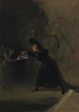 A Scene from The Forcibly Bewitched (El Hechizado por Fuerza), 1798. Artist: Goya, Francisco, de (1746-1828)