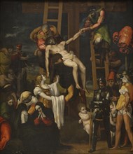 The Descent from the Cross, 1547. Artist: Machuca, Pedro (c. 1490-1550)
