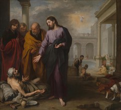 Christ healing the Paralytic at the Pool of Bethesda, 1667-1670. Artist: Murillo, Bartolomé Estebàn (1617-1682)