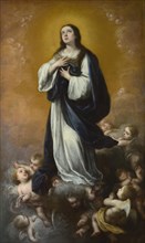The Immaculate Conception of the Virgin, Mid of 17th cen.. Artist: Murillo, Bartolomé Estebàn (1617-1682)