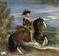 Equestrian Portrait of Philip IV of Spain, 1630-1635. Artist: Velàzquez, Diego (1599-1660)