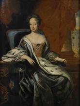 Portrait of Hedvig Eleonora of Holstein-Gottorp (1636-1715), Queen of Sweden. Artist: Krafft, David, von (1655-1724)