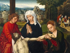Pietà at the Foot of the Cross, ca 1530. Artist: Benson, Ambrosius (1495-1550)