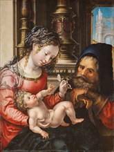 The Holy Family, c. 1527-1530. Artist: Gossaert, Jan (ca. 1478-1532)
