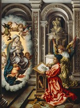 Saint Luke Painting the Madonna, c. 1520. Artist: Gossaert, Jan (ca. 1478-1532)
