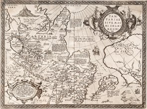 Map of Russia (From: Theatrum Orbis Terrarum), 1598. Artist: Ortelius, Abraham (1527-1598)