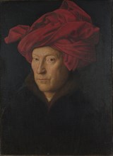 Portrait of a Man (Self Portrait), 1433. Artist: Eyck, Jan van (1390-1441)