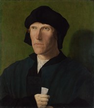 A Man aged 38, ca 1521. Artist: Leyden, Lucas, van (1489/94-1533)