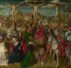 The Crucifixion (Triptych: Scenes from the Passion of Christ, central Panel), c. 1510. Artist: Master of Delft (active Early 16th cen.)