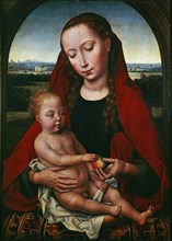 The Virgin and child, 1480-1490. Artist: Memling, Hans (1433/40-1494)