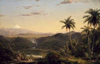 Cotopaxi, 1855. Artist: Church, Frederic Edwin (1826-1900)