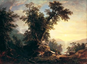 The Indian's Vespers, 1847. Artist: Durand, Asher Brown (1796-1886)