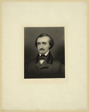 Portrait of Edgar Allan Poe (1809-1849), ca 1896. Artist: Sartain, William (1843-1924)