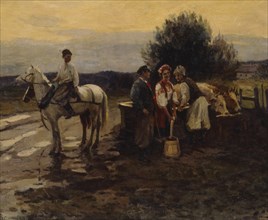 Rivals. Artist: Pimonenko, Nikolai Kornilovich (1862-1912)
