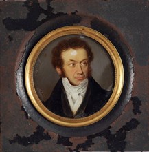 Portrait of the author Alexander S. Pushkin (1799-1837), 1830s. Artist: Anonymous